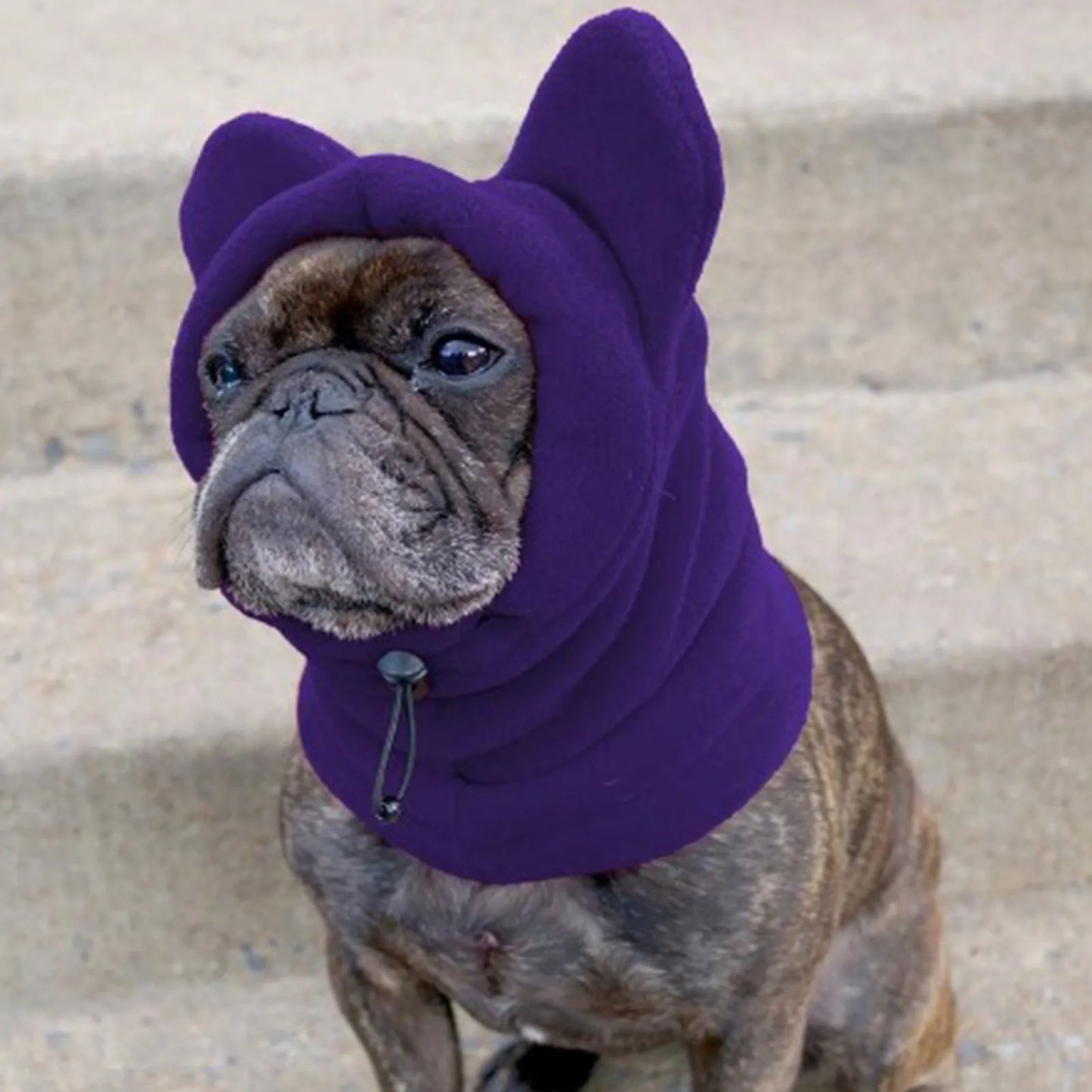 Winter Pet Hat Fleece Adjustable Dog Warm Hat Ears Hoodie Cold Weather Warm Caps for Pets Medium to Large Dog Kitten Cat Hiking