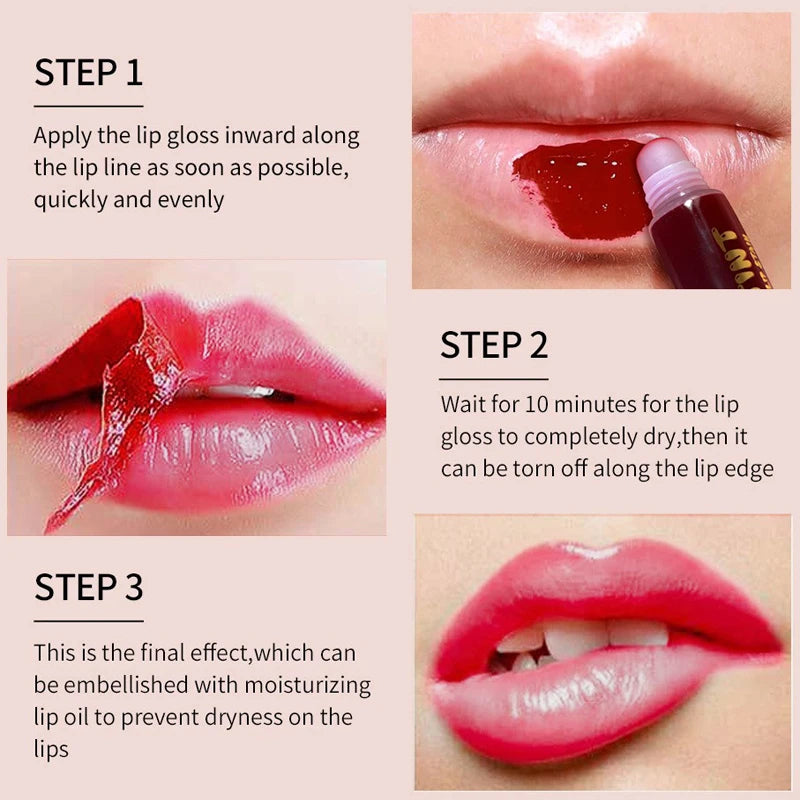 Ssxy Peel Off Lip Gloss Waterproof Long Lasting Tear-Off Liquid Lipstick