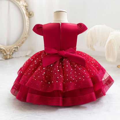 HETISO Dots Sparkling Baby Girls Princess Dress