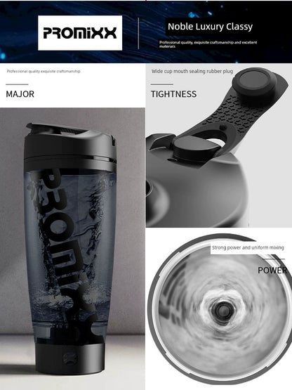 Promixx Electric Shaker Auto Stirring Cup Portable Milk Shake Cup