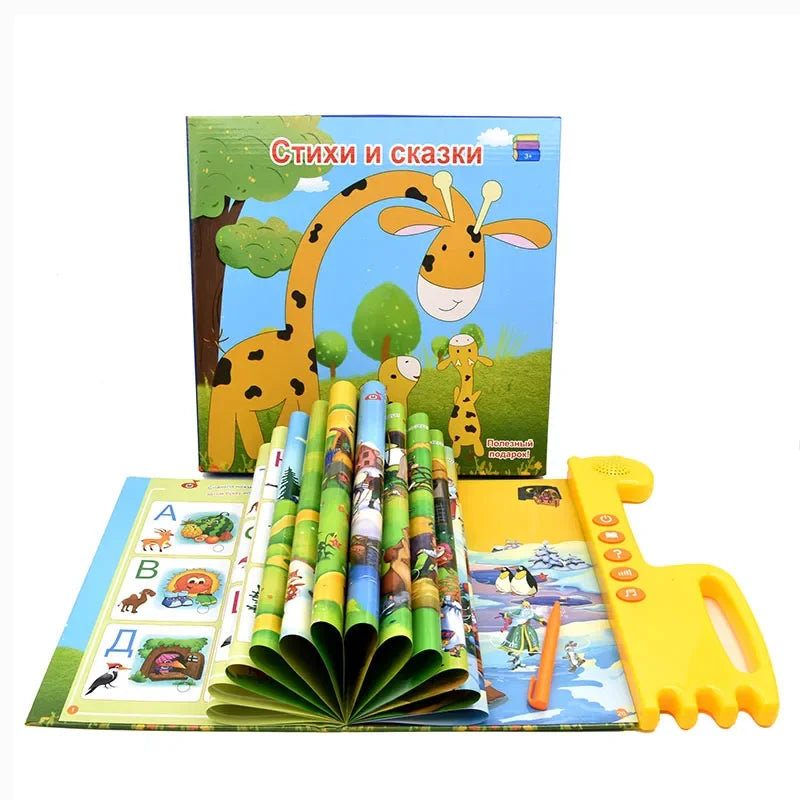 Electronic Book Toys for Early Childhood Education in Russia, Best-selling Russian Language Learning Machine for Babies in 2023