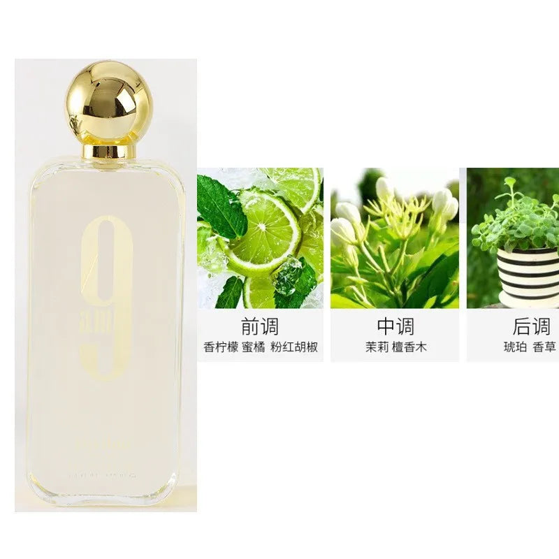 9am Brand Aroma Arabian Perfume 9pm Long-lasting Floral Fruity Fragrance For Men Rose Light Fragrance EAU DE New Women's Perfume