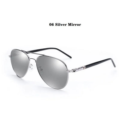 Classic Men And Women Polarized Sunglasses Fashion Metal Pilot Driving Fishing Sun Glasses Man Vintage Sunglass UV400 Eyeglasses