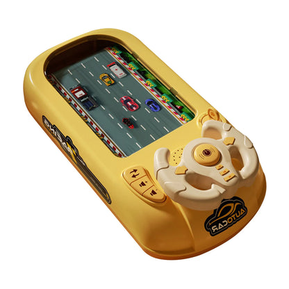 Simulation Driving Steering Wheel Toy Racing Challenge Children's Electric Toys Table Games Toys with Lights Music Gift for Kids