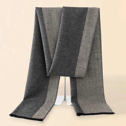 Fashion 180*30cm Scarves Man Autumn Winter Thick Warm Cashmere Business Long Wraps Boy Classic Shawl Free Shipping muffler