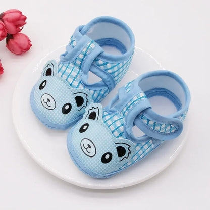 Double Heart Spring and Autumn Shoes for Men and Women 0-1 Years Old Soft Soled Toddler Shoes 3-6-9 Months Baby Walking Shoes