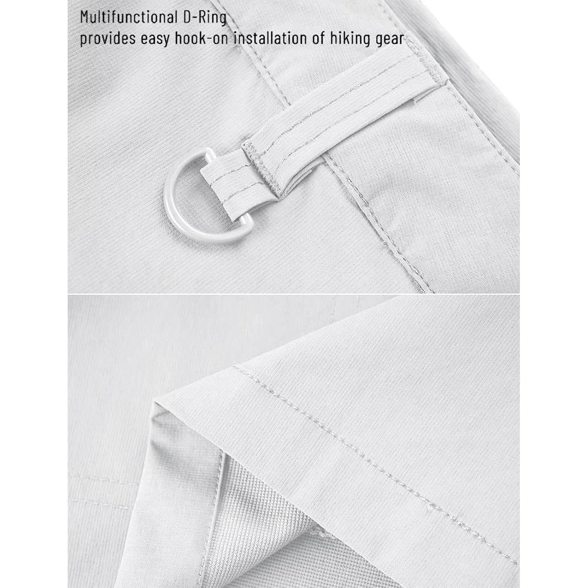 MAGCOMSEN Men's Hiking Shorts 5 Pockets Waterproof Ripstop Quick Dry Outdoor Cargo Fishing Safari Shorts