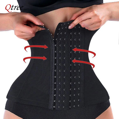 Qtree Dress Slimming Waist Trainer Belt Shapewear Women Belly Cincher Body Shaper