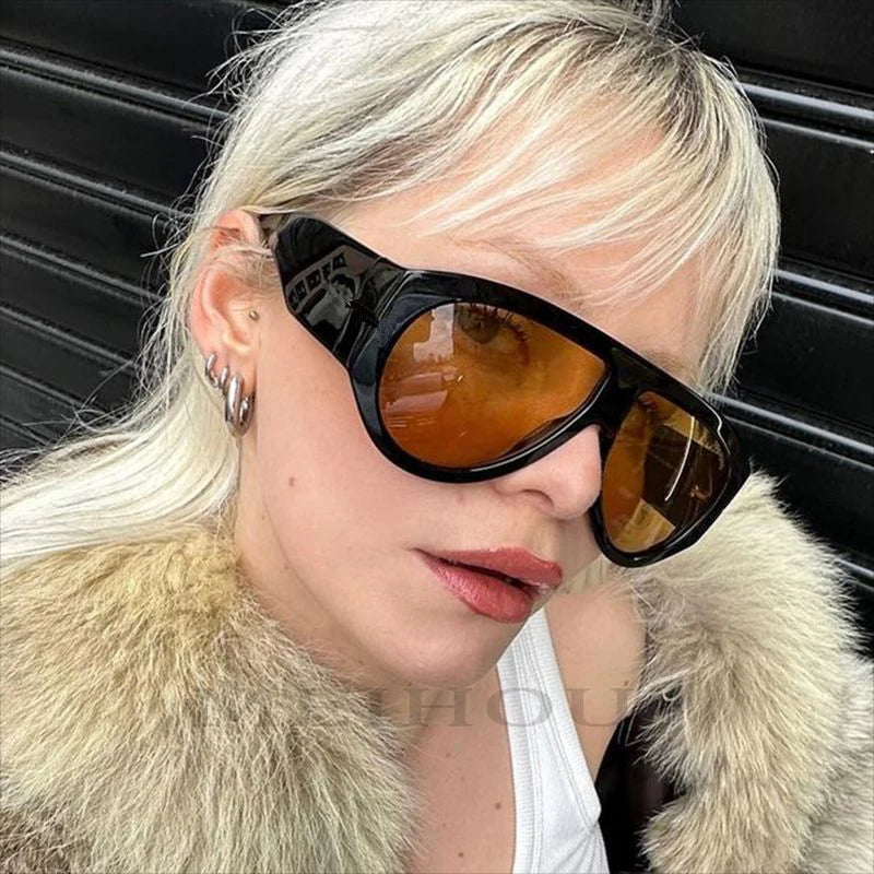 Oversized Pilot Sunglasses Women