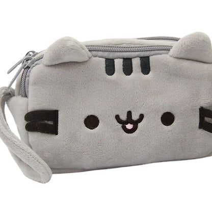 Plush Pencil Case Pencil Bag Makeup Bag Storage Pouch Cute Cat Cosmetic Bag