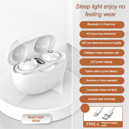 2025 New Mini Invisible Headphones TWS Bluetooth