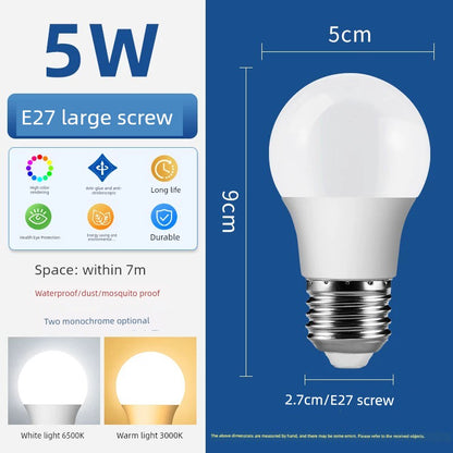 Bulb LED Bulb Energy Saving For Home Super Bright E14e27 Screw Thread Bayonet Eye Protection Lighting Lamp 5w10W