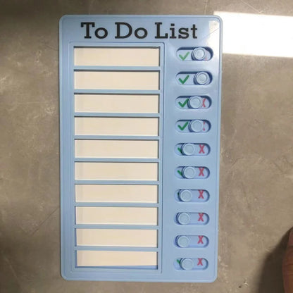 Reusable Chore Chart Planning Board Portable Memo Checklist Board for Kids Detachable Plastic Daily Task Schedule Reminder Chart