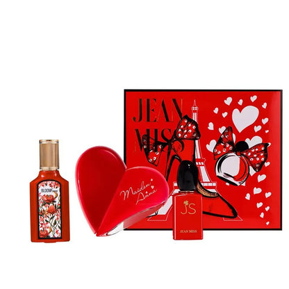 Brand Women Gift Box 110ml Three Piece Set Lasting Fragrance Perfume Floral Scent Pheromone Eau De Parfum Cologne Aromatic Water