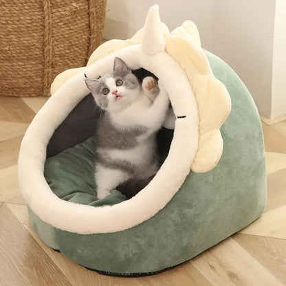 Cat Nest House for Cats Cave Foldable Removable Washable Pet Sleeping Bed Four Seasons Universal Dog Cat Nest Kittens Cave