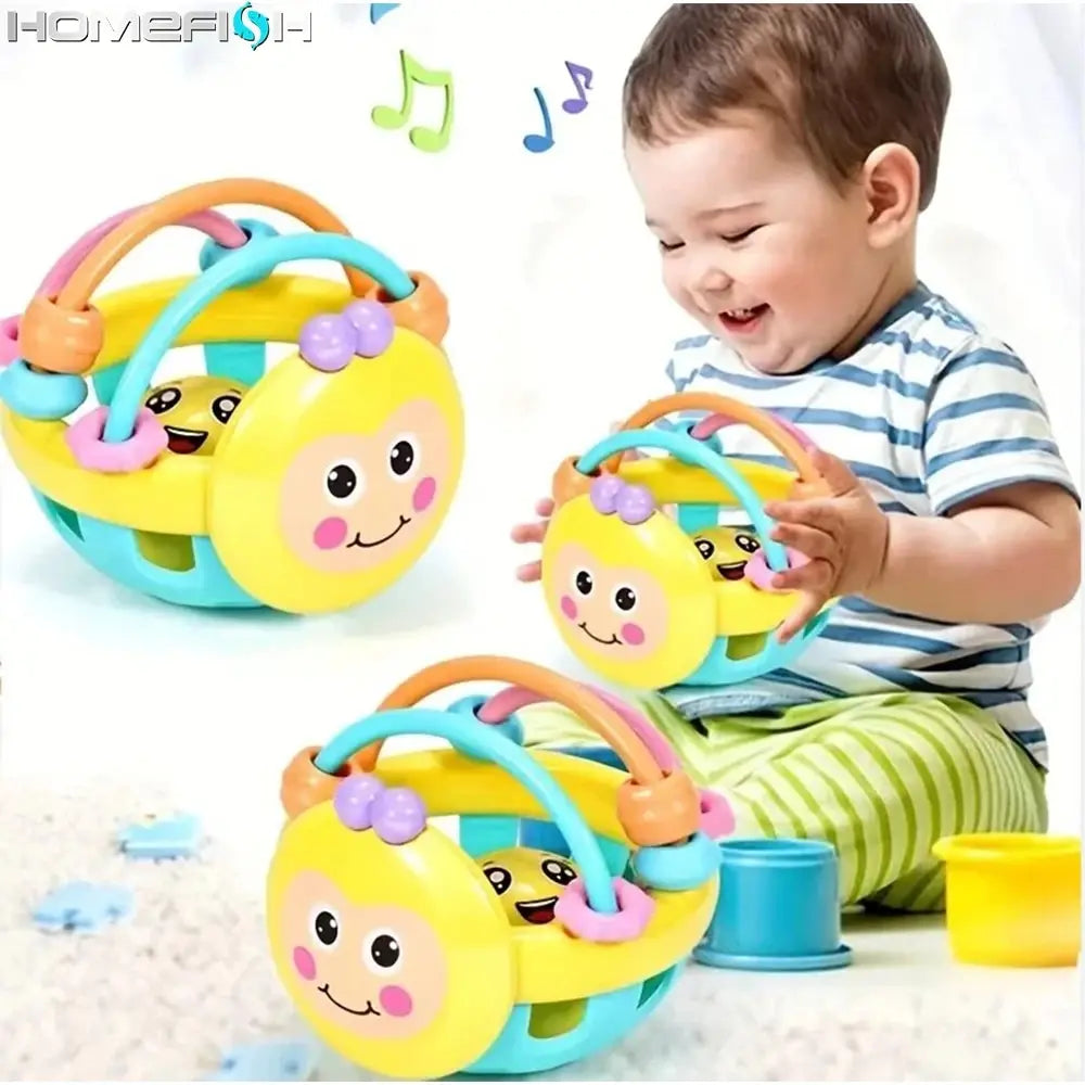 1 Pc 10cm Baby Toy Catch Ball Bendy Baby Walker Rattles Develop