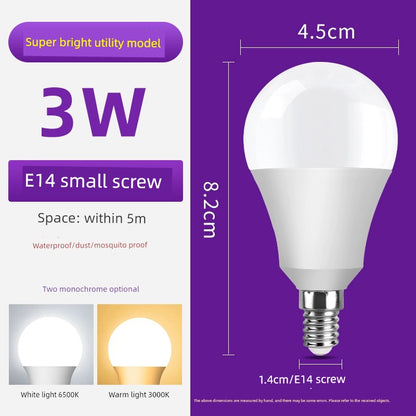 Bulb LED Bulb Energy Saving For Home Super Bright E14e27 Screw Thread Bayonet Eye Protection Lighting Lamp 5w10W