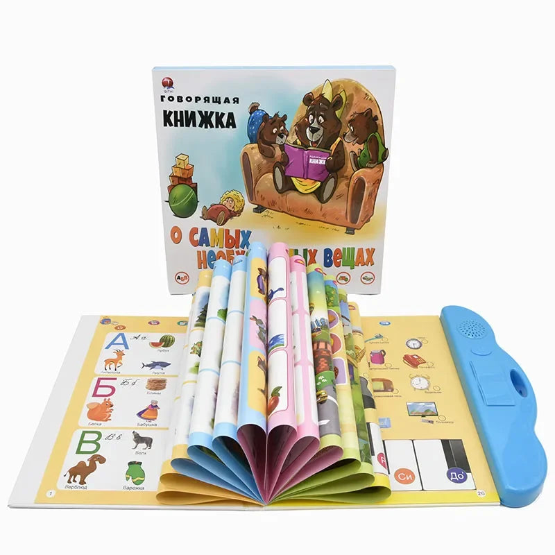 Electronic Book Toys for Early Childhood Education in Russia, Best-selling Russian Language Learning Machine for Babies in 2023