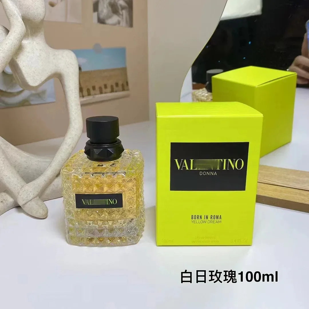 100ml Designer Glass Bottle Born In Roma Intense Donna Coral Fantasy A Classic Yellow Dream Man Miss Donna Day Rose
