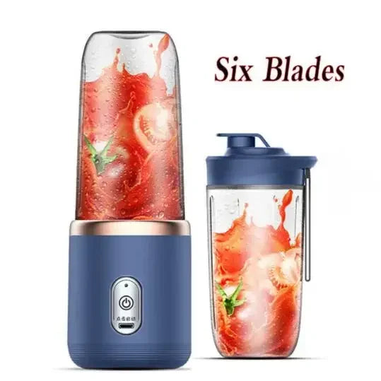 Electric Fruit Juicer Multifunctional Double Cup Portable Juicer Fruit Blender Milkshake Juice Maker USB Smoothie Blender