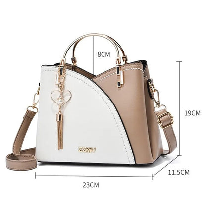 Handbags For Women New Trend Highend Sense of All Match Color Large Capacity One-shoulder Messenger PU Leather Handbag