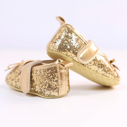 New baby toddler shoes sequin Korean casual fashion front shoes anti-drop shoes ins