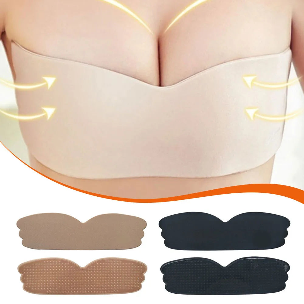 Sexy Women Invisible Push Up Bra Seamless Wireless Self-Adhesive Nipple Cover Strapless Backless Lingerie Silicone Bralette