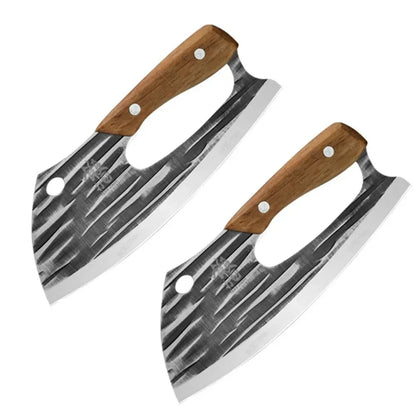 Stainless Steel Fish Cutter Kitchen Knife Meat Cutter High Quality Wood Handle Labor-saving Knife Kitchen Tool