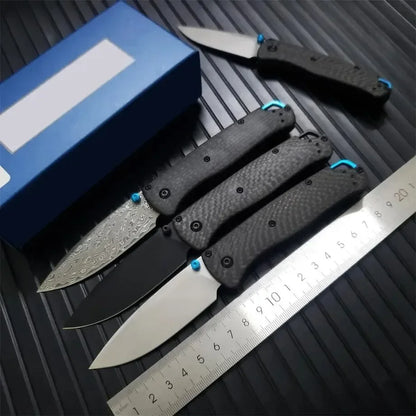 Outdoor EDC Pocket Folding Knife 535 533 S90V Blade Carbon Fiber / Titanium Alloy Handle Outdoor Survival Hunting Cutting Knives