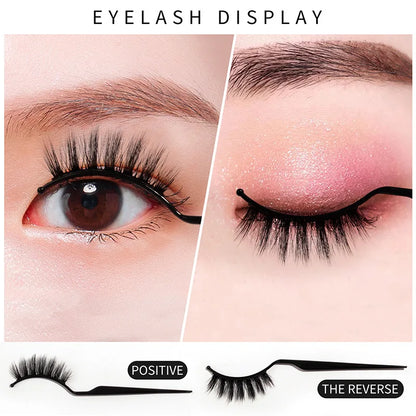 10 Pcs False Eyelash Style Display Stand Stick Board Lash Extension Try on Effect Exhibit Auxiliary Fake Lashes Holder Tools