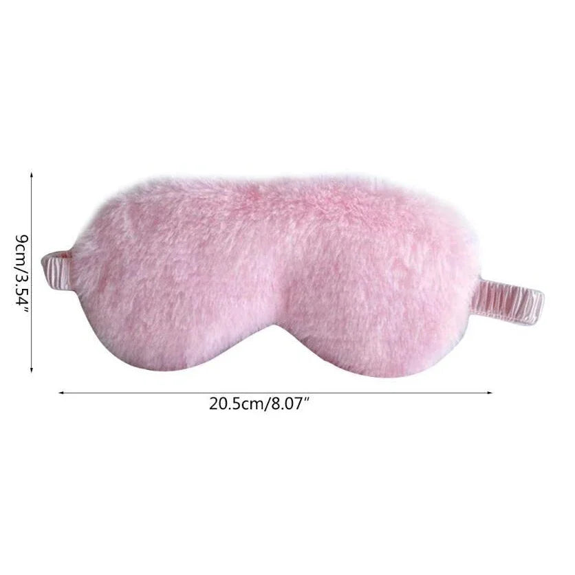 Sleeping Mask Sleeping Blindfold Soft Plush Eye Masks Cute Love Cloud Eye Cover Plush Mask Eyepatch Nap Health Eye Cover