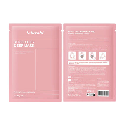 Bio-Collagen Real Deep Mask Supplement Collagen Hydrating Overnight Hydrogel Mask Elasticity Improvement Pore Minimizing Firming