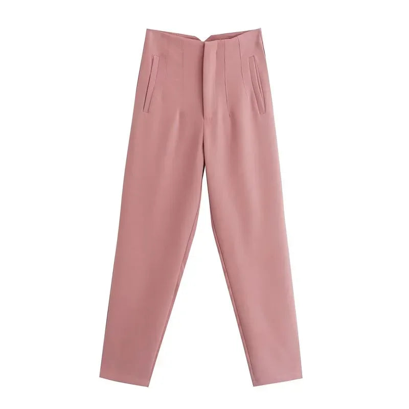 Woman Pencil Pants High Waist