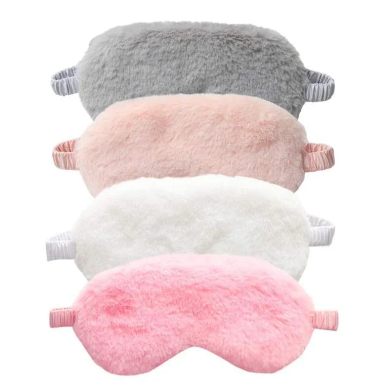 Sleeping Mask Sleeping Blindfold Soft Plush Eye Masks Cute Love Cloud Eye Cover Plush Mask Eyepatch Nap Health Eye Cover