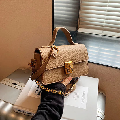 Bag Summer Women's Portable Small Square Bag 2025 New Trendy Fashion Korean Edition Niche Design Chain Shoulder Bag