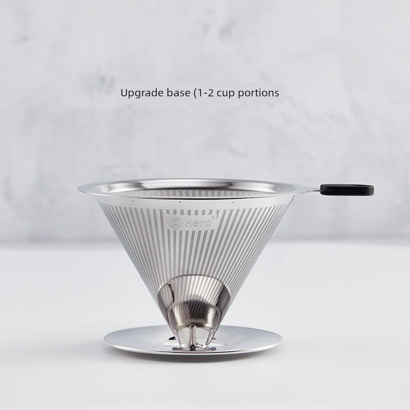 Hero Ultra-Fine Encryption For Home Stainless Steel Pour-over Coffee