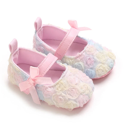 Baby Girl Shoes Cute Flower Anti-slip Sole Beautiful Flower Mary Jane Style Fashion Sandal Spring and Summer 0-6-12M