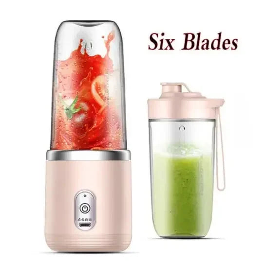 Electric Fruit Juicer Multifunctional Double Cup Portable Juicer Fruit Blender Milkshake Juice Maker USB Smoothie Blender