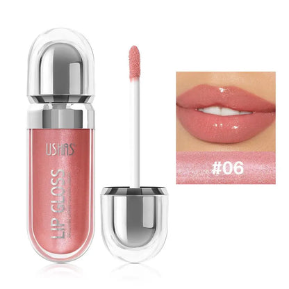 12 Colors Glitter Lip Gloss Long Lasting Diamond Pearlescent Metallic Liquid Lipstick
