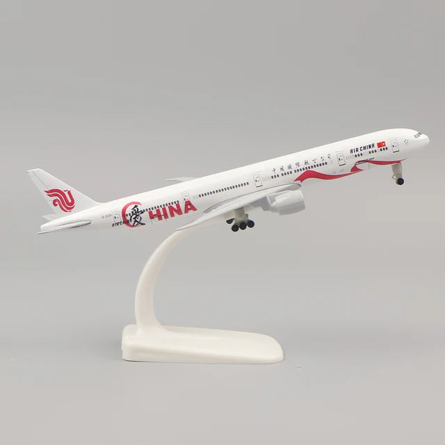 20CM Boeing 777 Air Canada Alloy Airplane Model Toy With Wheel Replica Aircraft Plane Boys for Collectible Display Gift