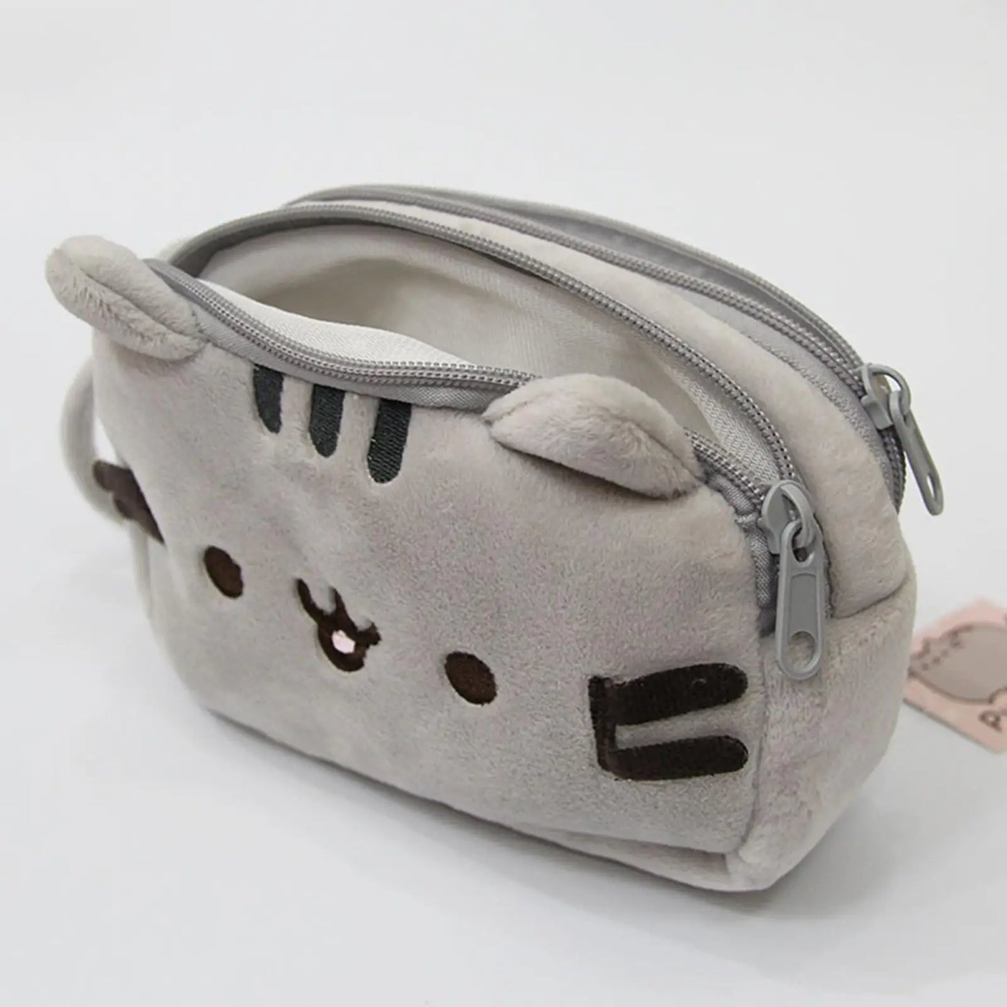 Plush Pencil Case Pencil Bag Makeup Bag Storage Pouch Cute Cat Cosmetic Bag