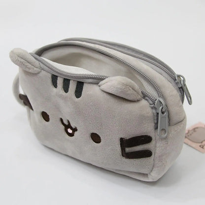 Plush Pencil Case Pencil Bag Makeup Bag Storage Pouch Cute Cat Cosmetic Bag