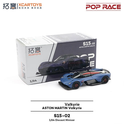 Xcartoys PopRace 1/64 Diecast Model Car Alloy Vehicle Toys Gifts for Teenagers Adults Hobby Collection