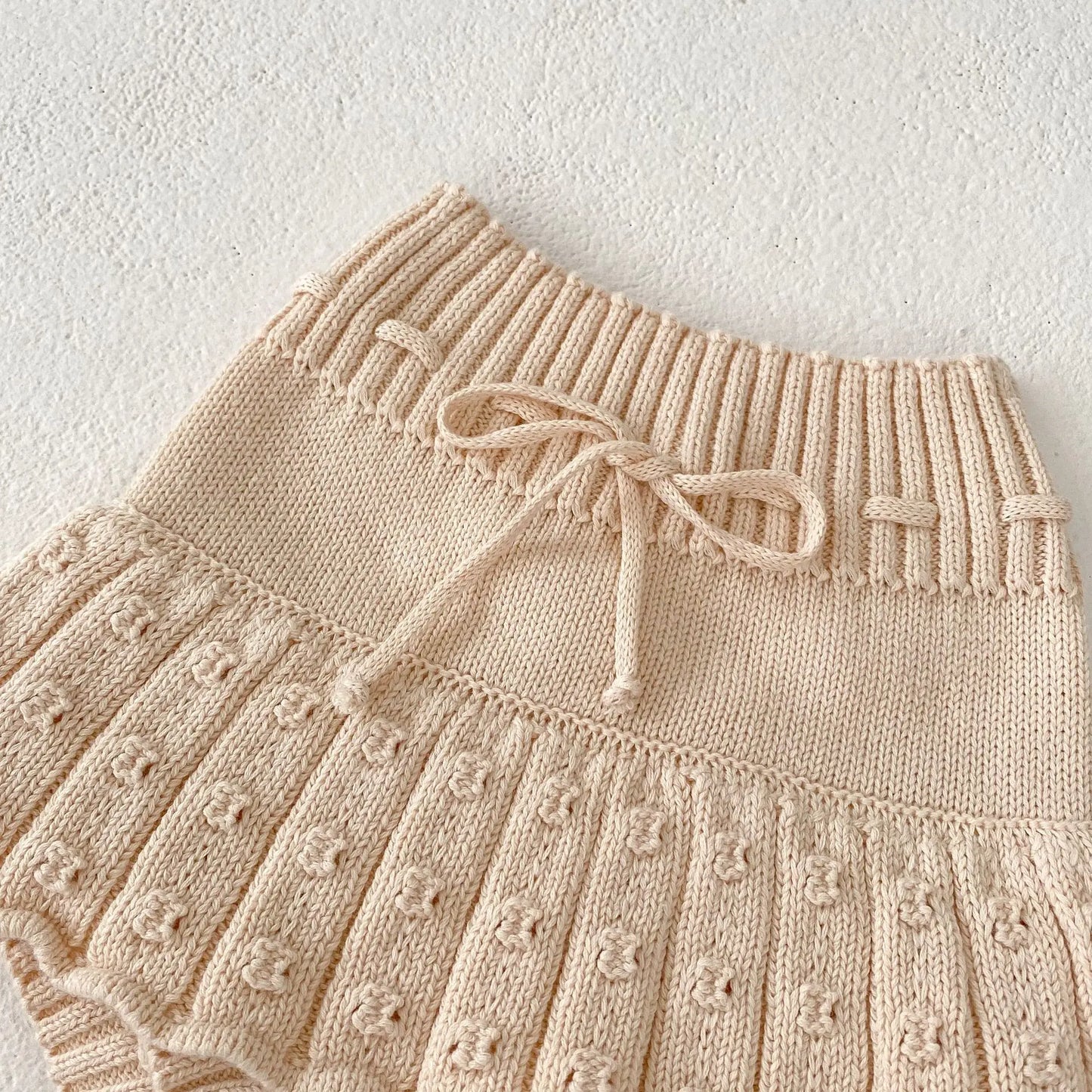 INS Spring and Autumn Fashion Net Red Infant and Toddler Girl Baby Foreigner Stripe Knitted Coat+Knitted Skirts Two Piece Set