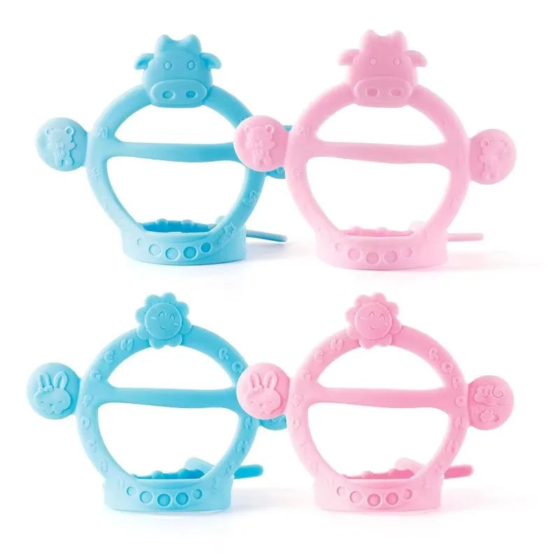 Baby Teethers Chewing Toy Teething Glove Silicone Tooth Aniti-bite Infant Hand Teether Pacifiers Breastfeeding For Newborn