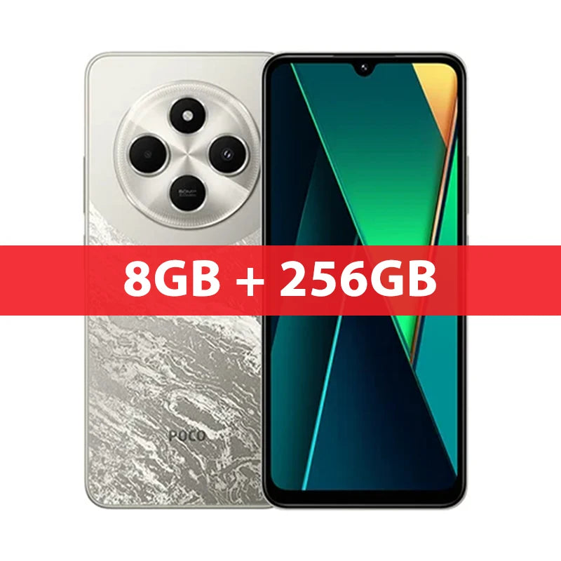 POCO C75 Global Version Smartphone NFC 128GB 256GB 6.88" Dot Drop Display Helio G81-Ultra 50MP Camera Massive 5160mAh Battery