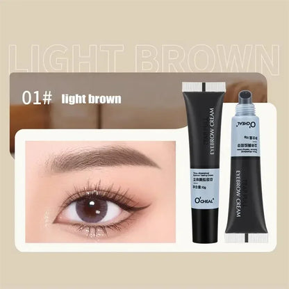 Eyebrow Gel Makeup Tearing Waterproof Long Lasting Semi-Permanent Tattoo Dye DIY Natural Brow Gel Tattoo Tint Cosmetic  4 Color