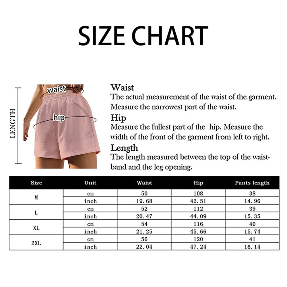 Women Simple Soft Shorts Large Size Casual Shorts Yoga Beach Pants Female Sports Shorts Wide Leg Bottoms Hot Streetwear