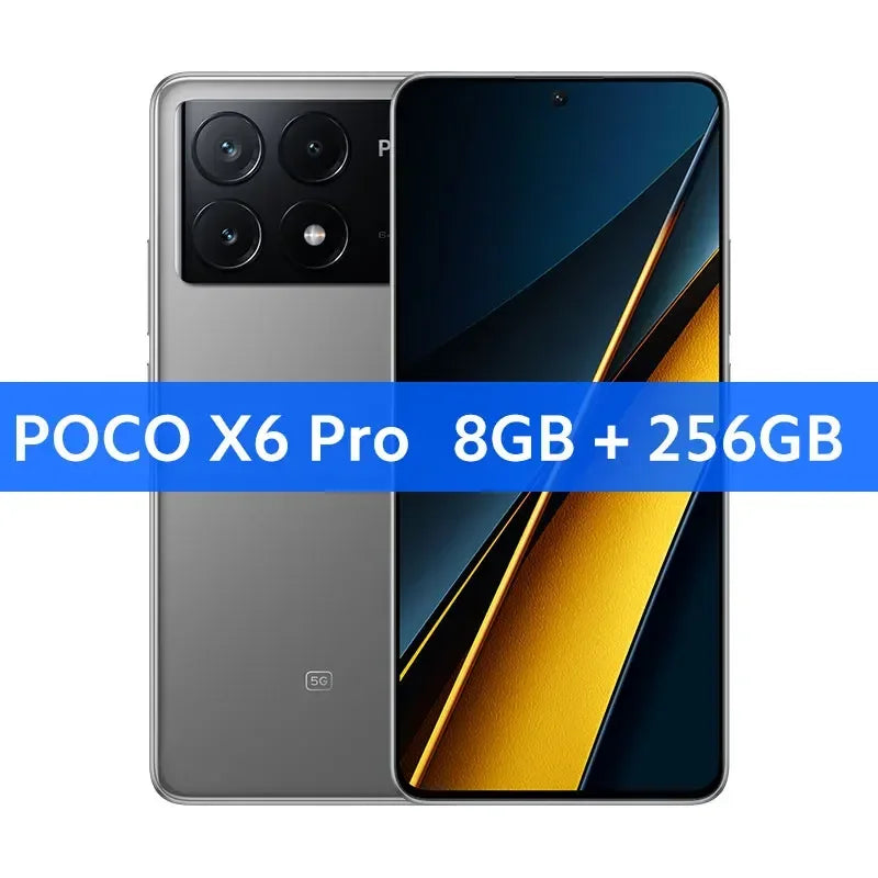 POCO X6 Pro 5G Global Version 6.67" 1.5K Flow AMOLED DotDisplay 64MP camera 67W turbo charging Dimensity 8300-Ultra NFC