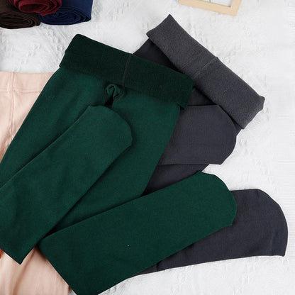 New Women Winter Thermal Leggings Warm High Waist Slim Thicken Velvet Tight Pants Pantyhose Fleece Stretchy Leggings Stockings